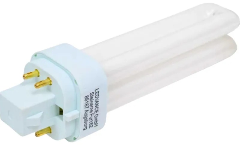 Лампа люминесцентная DULUX D/E 13W/21-840 G24q-1 х.бел.4000К 870lm 10шт/уп