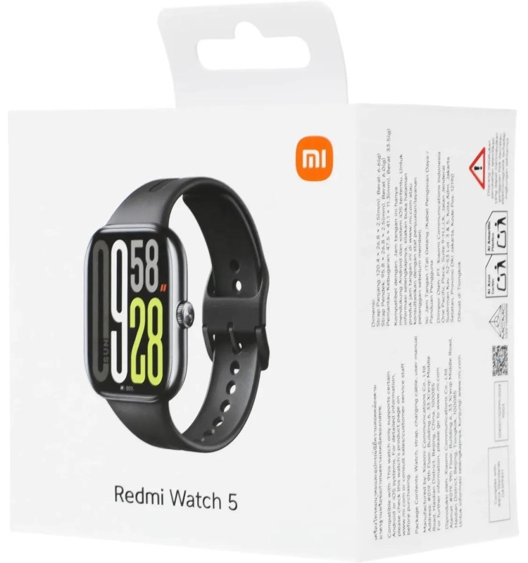 Смарт-часы Xiaomi Redmi Watch 5 Obsidian Black (BHR9389GL)