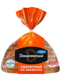 Хлеб Коломенский Даниловский пшеничный в нарезке 250г