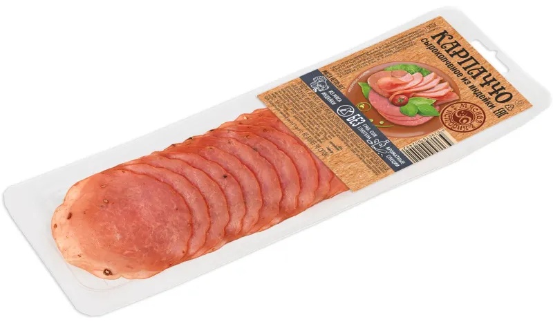 Карпаччо из индейки Мясная история с/к, нарезка 50г