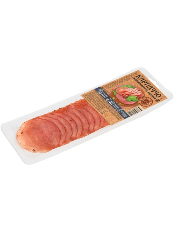 Карпаччо из индейки Мясная история с/к, нарезка 50г