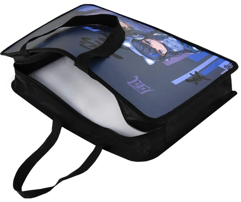 Папка для тетрадей КИБЕР АНИМЕ ,А4,1отдел,молния,дно с расш/69276