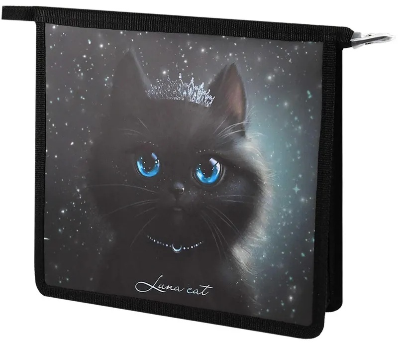 Папка для тетрадей ПРИНЦЕССА ЛУНА ,А5,1отдел,молния,дно с расширением/69297