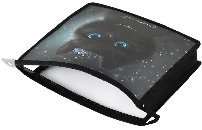 Папка для тетрадей ПРИНЦЕССА ЛУНА ,А5,1отдел,молния,дно с расширением/69297