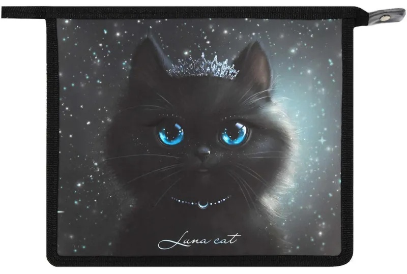 Папка для тетрадей ПРИНЦЕССА ЛУНА ,А5,1отдел,молния,дно с расширением/69297