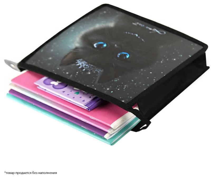 Папка для тетрадей ПРИНЦЕССА ЛУНА ,А5,1отдел,молния,дно с расширением/69297