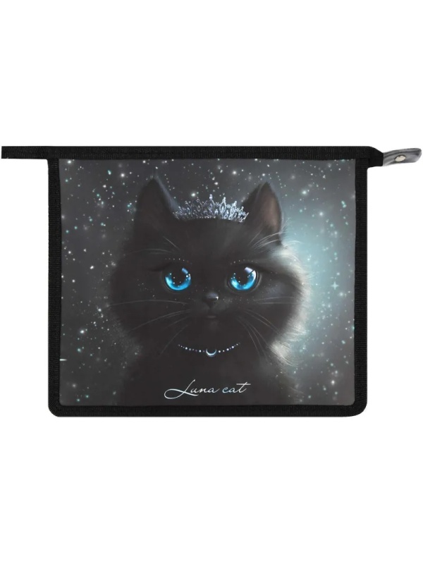 Папка для тетрадей ПРИНЦЕССА ЛУНА ,А5,1отдел,молния,дно с расширением/69297