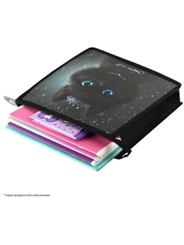 Папка для тетрадей ПРИНЦЕССА ЛУНА ,А5,1отдел,молния,дно с расширением/69297