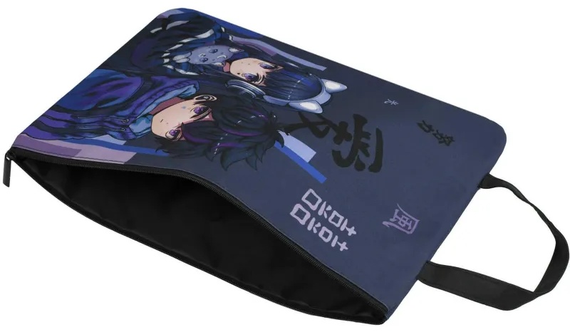 Папка для тетрадей КИБЕР АНИМЕ  33x25 см, 1 отдел, молния/69312