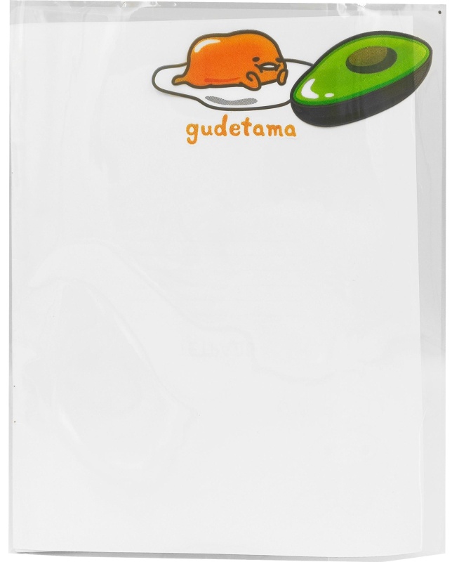 Набор обложек для тетрадей Gudetama, 10 шт., 213x350, 100 мкм. 71981