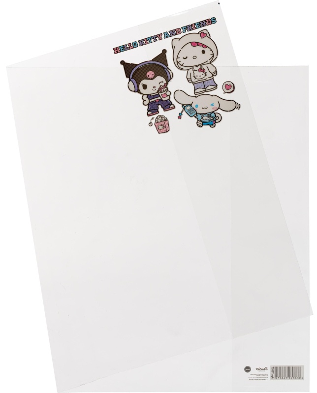 Набор обложек для тетрадей Hello Kitty, 10 шт., 213x350, 100 мкм.76823