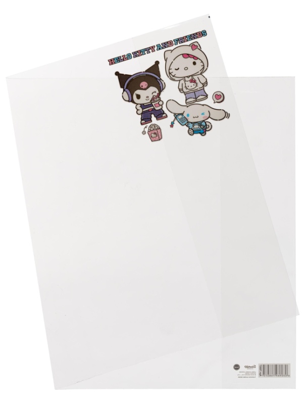 Набор обложек для тетрадей Hello Kitty, 10 шт., 213x350, 100 мкм.76823