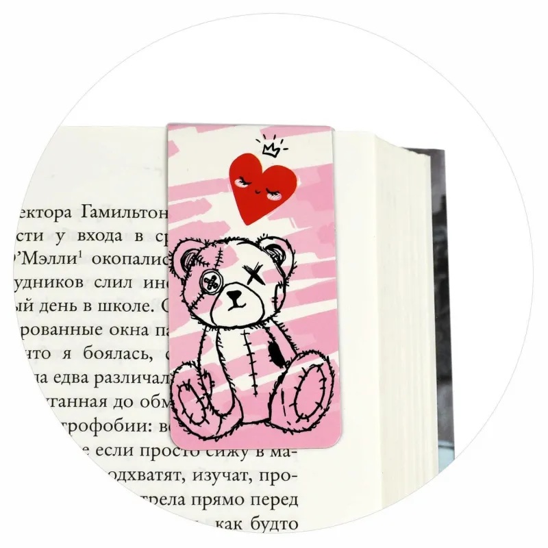 Закладки магнитные для книг АМОР набор 3шт, 70070