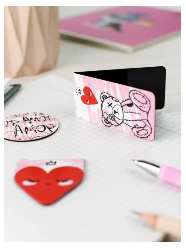 Закладки магнитные для книг АМОР набор 3шт, 70070