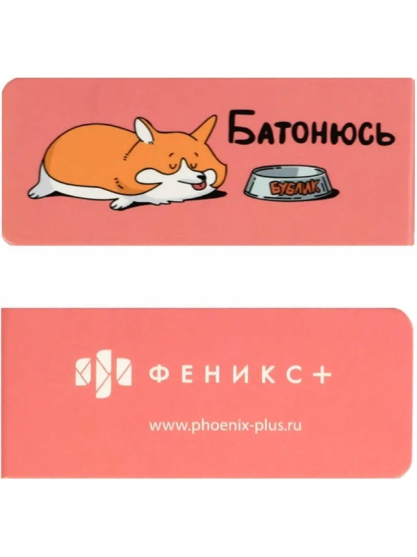 Закладки магнитные для книг ГЕРОИ С ХАРАКТЕРОМ набор 4шт,25х58мм70068