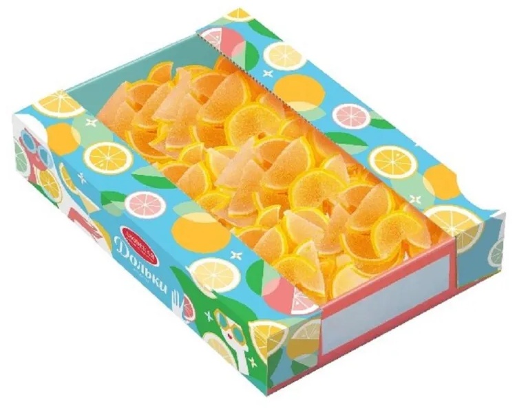 Мармелад желейный Азовская КФ Дольки цитрусовые, 1кг