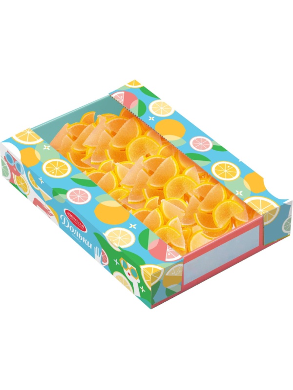 Мармелад желейный Азовская КФ Дольки цитрусовые, 1кг