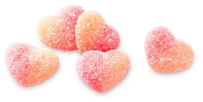 Мармелад жевательный Азовская КФ Сердечки фигурный, 1кг