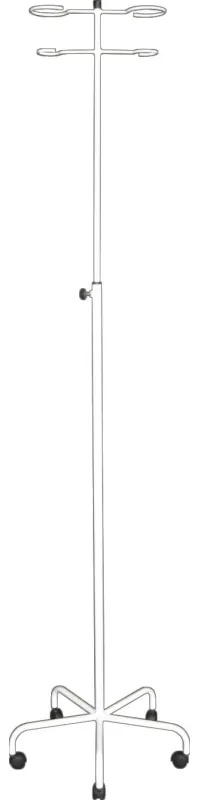 Штатив медицинский ZM_М192-04к, разборн. 2 сосуда белый, ролики