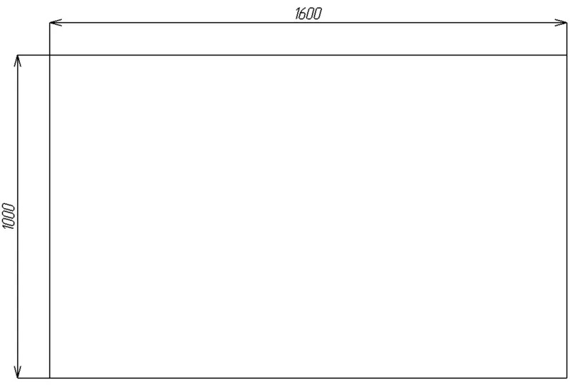 Стол Avance для переговоров 6МП.504 1600х1000х750 шамони светлый/алюм.матов