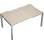 Стол Avance для переговоров 6МП.504 1600х1000х750 шамони светлый/алюм.матов