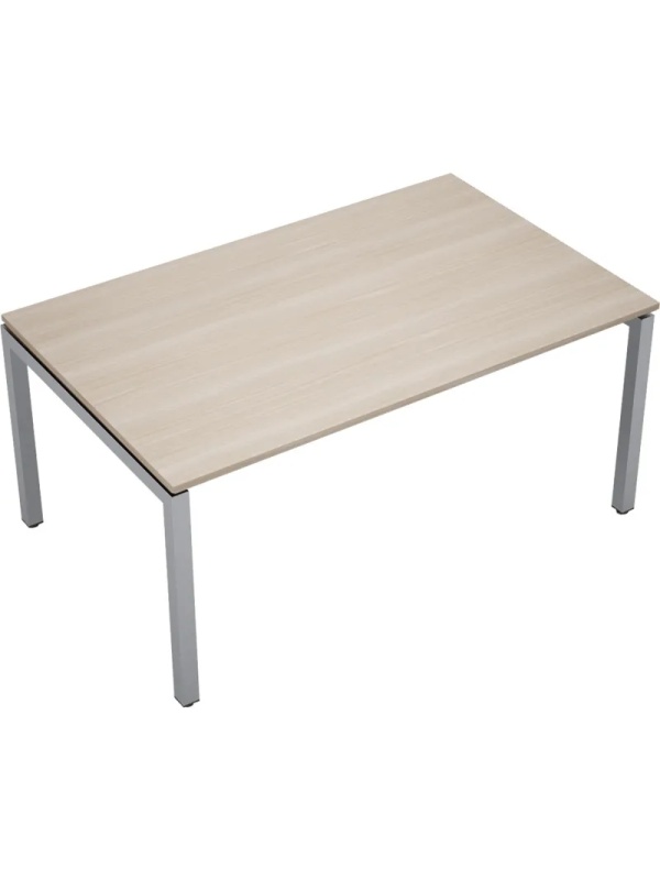 Стол Avance для переговоров 6МП.504 1600х1000х750 шамони светлый/алюм.матов