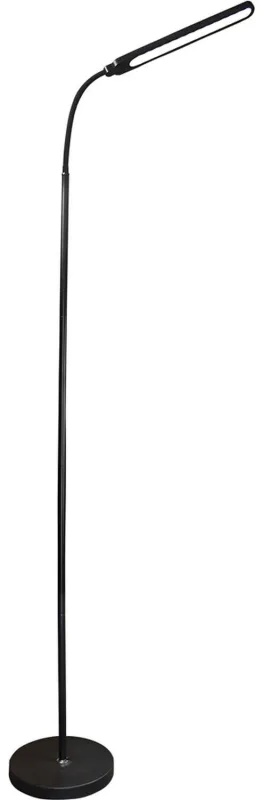 Торшер Ultraflash UF-830 C02 черн. LED 12Вт, 4500К, 3ур.ярк