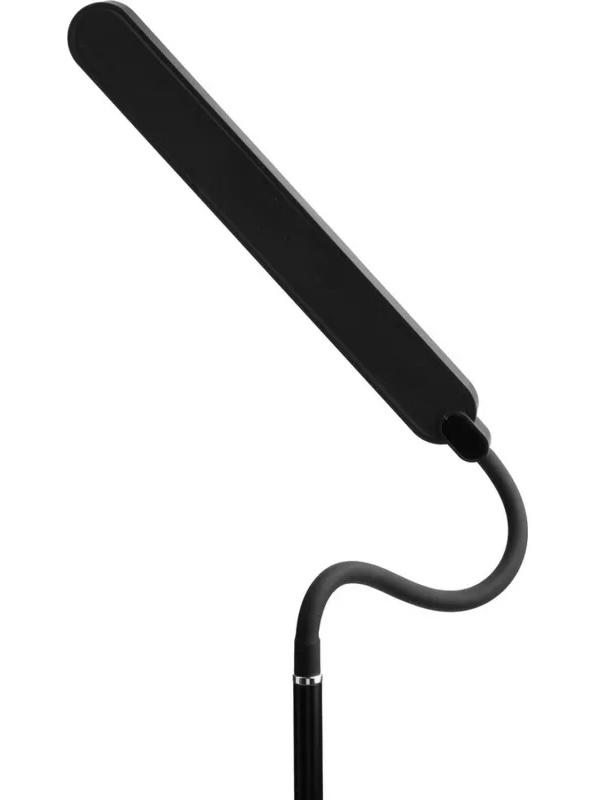 Торшер Ultraflash UF-830 C02 черн. LED 12Вт, 4500К, 3ур.ярк