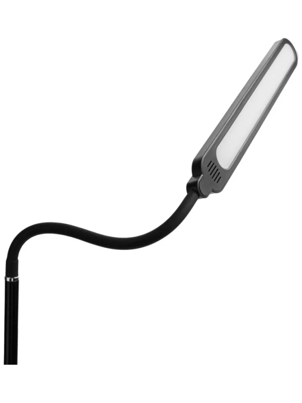 Торшер Ultraflash UF-830 C02 черн. LED 12Вт, 4500К, 3ур.ярк