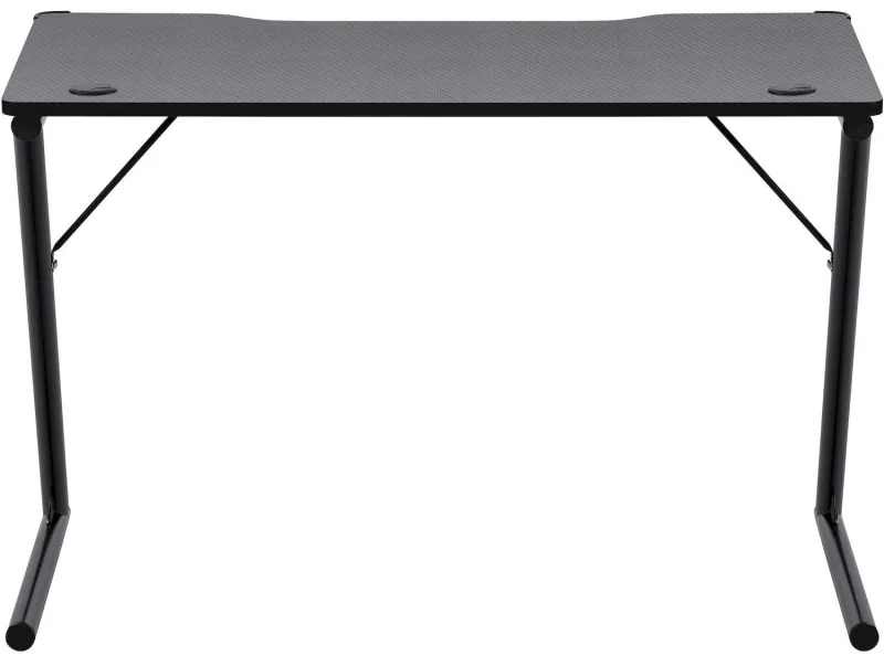 Стол компьютерный DF_игровой Ferox подвес кружк+гарн,черн,МДФ,RGB