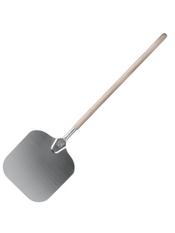 Лопата для пиццы 35*37см «Проотель»;алюмин.,дерево;,L=1,1/1,5 м;металлич.