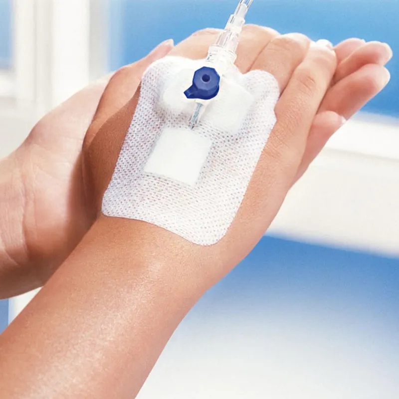 Повязка д/фикс.катет. 8х6см  50шт/уп COSMOPOR I.V. 9008055