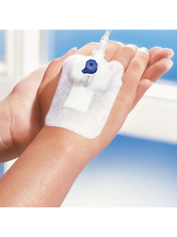 Повязка д/фикс.катет. 8х6см  50шт/уп COSMOPOR I.V. 9008055