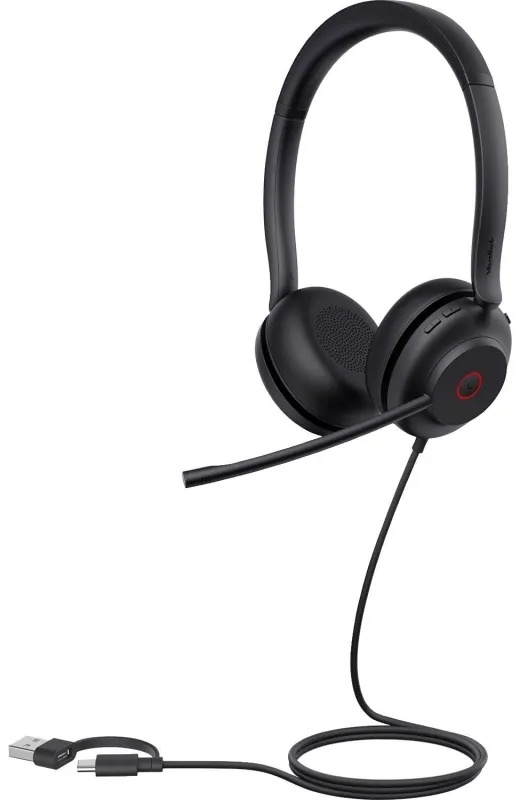 Гарнитура Yealink UH35 dual UC USB-C/A, головная