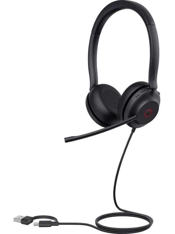 Гарнитура Yealink UH35 dual UC USB-C/A, головная