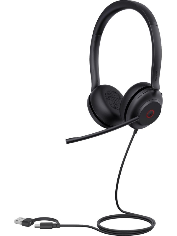 Гарнитура Yealink UH35 dual UC USB-C/A, головная