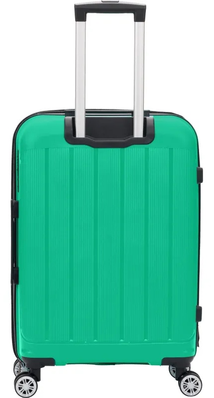 Чемодан TORBER В Отпуск,ярко-бирюз,полипропилен,65,5х43,5х26см,62л,T1907T-M