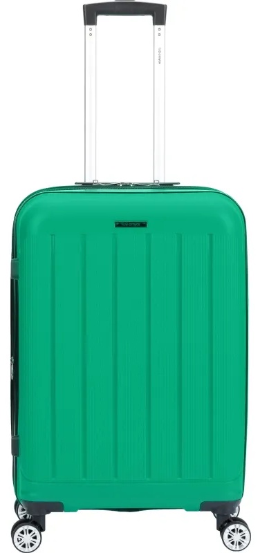 Чемодан TORBER В Отпуск,ярко-бирюз,полипропилен,65,5х43,5х26см,62л,T1907T-M