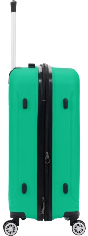 Чемодан TORBER В Отпуск,ярко-бирюз,полипропилен,65,5х43,5х26см,62л,T1907T-M