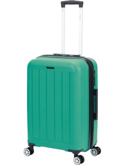 Чемодан TORBER В Отпуск,ярко-бирюз,полипропилен,65,5х43,5х26см,62л,T1907T-M