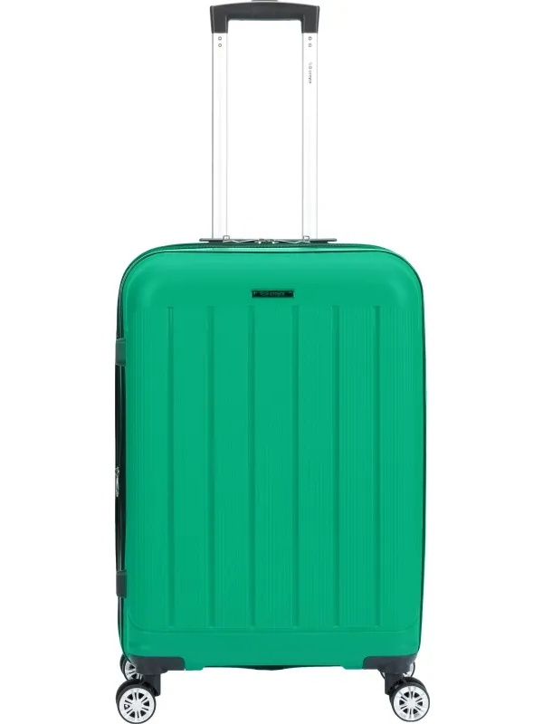 Чемодан TORBER В Отпуск,ярко-бирюз,полипропилен,65,5х43,5х26см,62л,T1907T-M