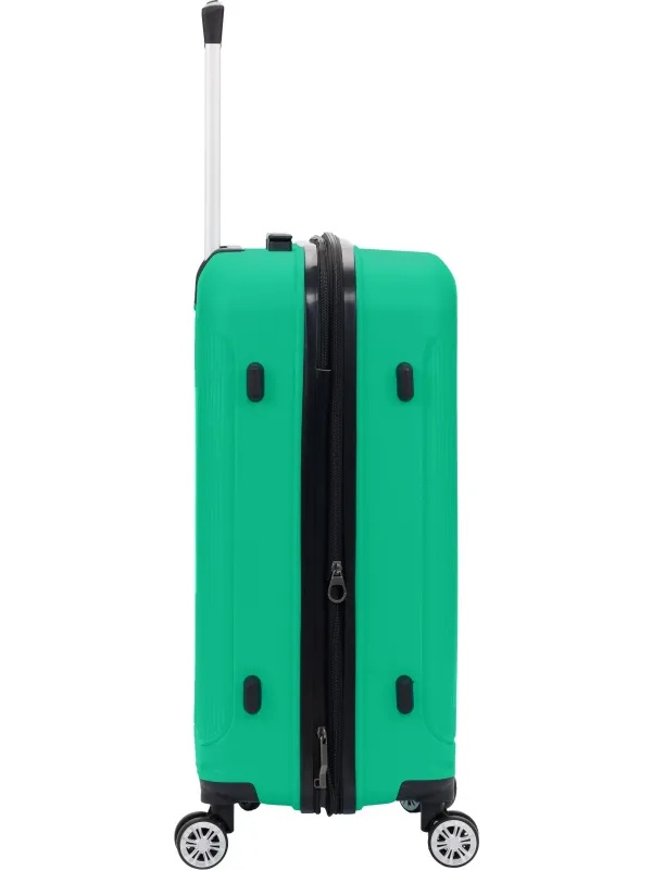 Чемодан TORBER В Отпуск,ярко-бирюз,полипропилен,65,5х43,5х26см,62л,T1907T-M