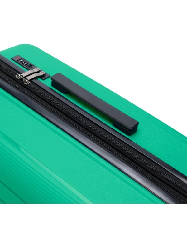 Чемодан TORBER В Отпуск,ярко-бирюз,полипропилен,65,5х43,5х26см,62л,T1907T-M