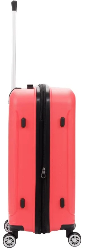 Чемодан TORBER В Отпуск, ярко-розо,полипропилен,65,5х43,5х26см,62л,T1907C-M