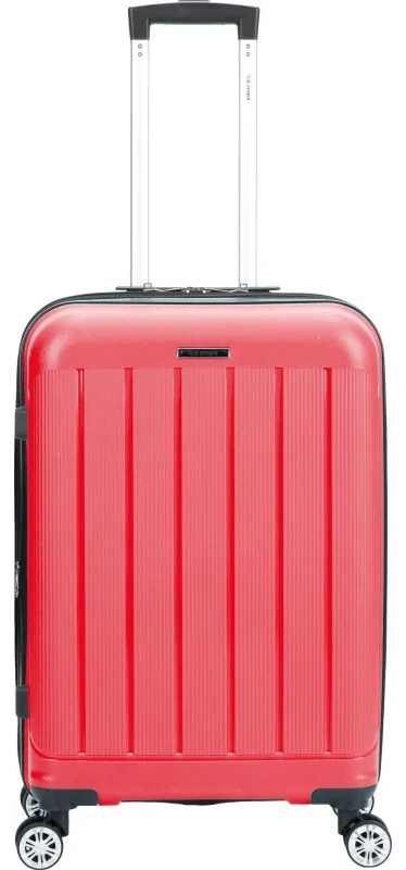 Чемодан TORBER В Отпуск, ярко-розо,полипропилен,65,5х43,5х26см,62л,T1907C-M