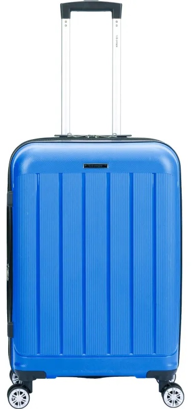 Чемодан TORBER В Отпуск, ярко-син,полипропилен,65,5х43,5х26см,62л, T1907B-M