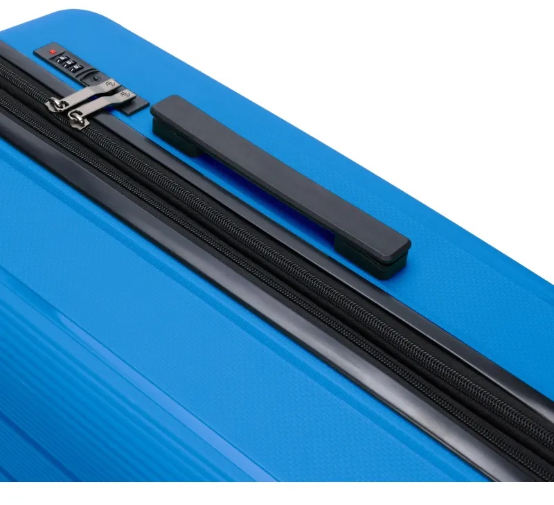 Чемодан TORBER В Отпуск, ярко-син,полипропилен,65,5х43,5х26см,62л, T1907B-M