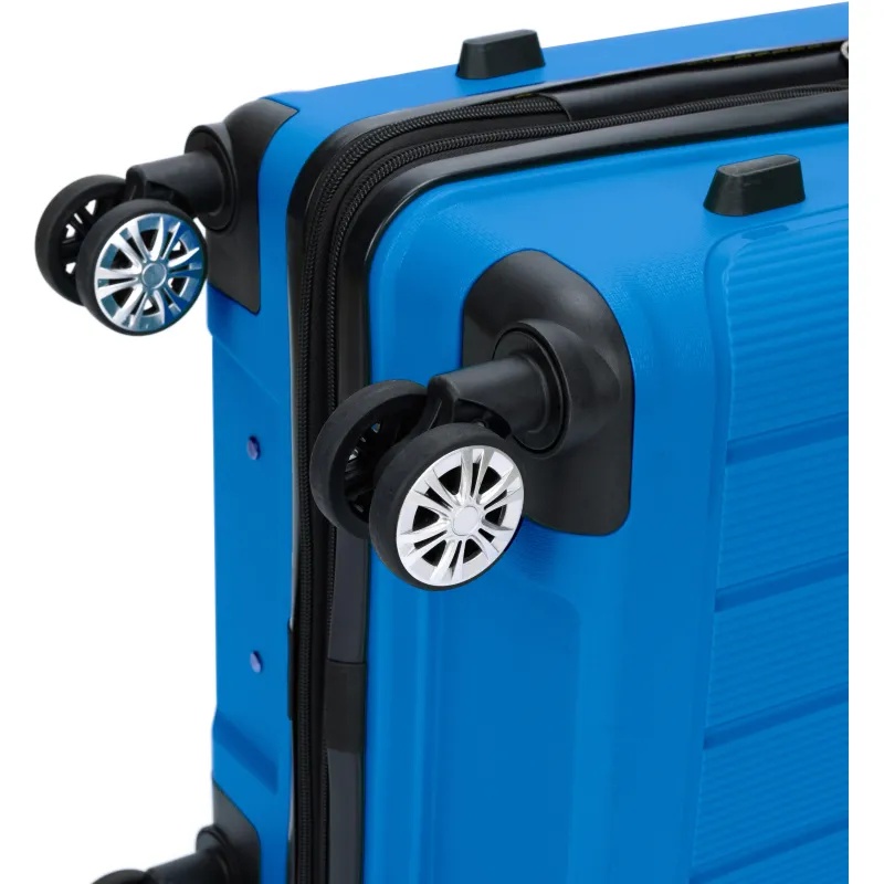 Чемодан TORBER В Отпуск, ярко-син,полипропилен,65,5х43,5х26см,62л, T1907B-M