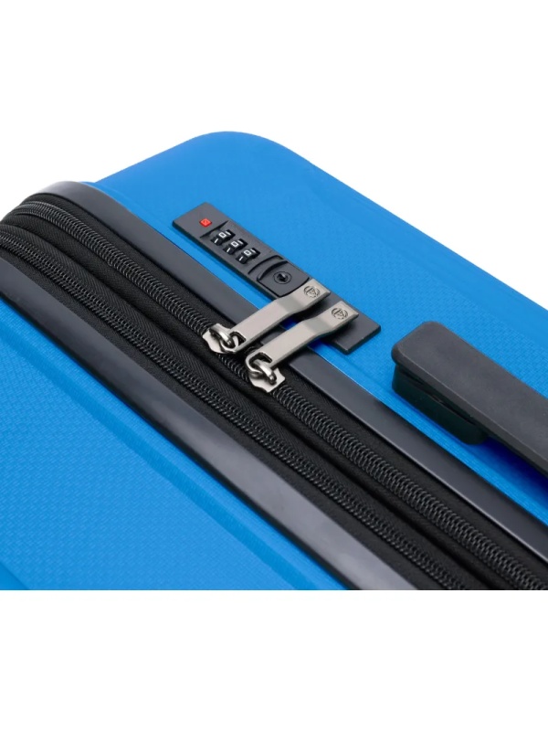 Чемодан TORBER В Отпуск, ярко-син,полипропилен,65,5х43,5х26см,62л, T1907B-M