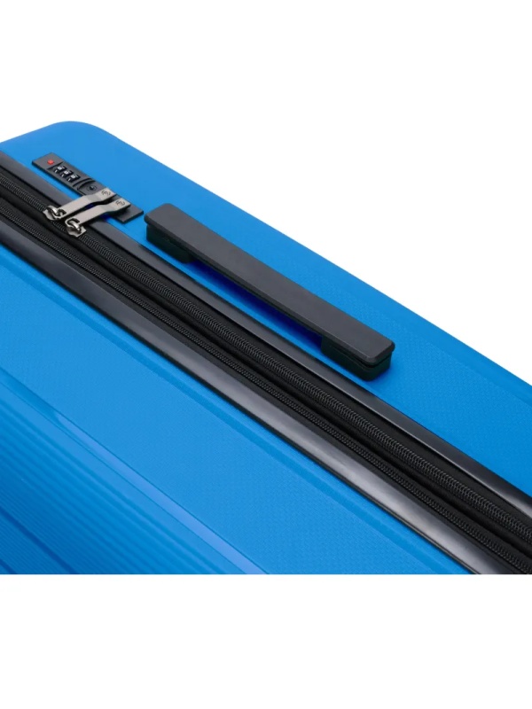 Чемодан TORBER В Отпуск, ярко-син,полипропилен,65,5х43,5х26см,62л, T1907B-M